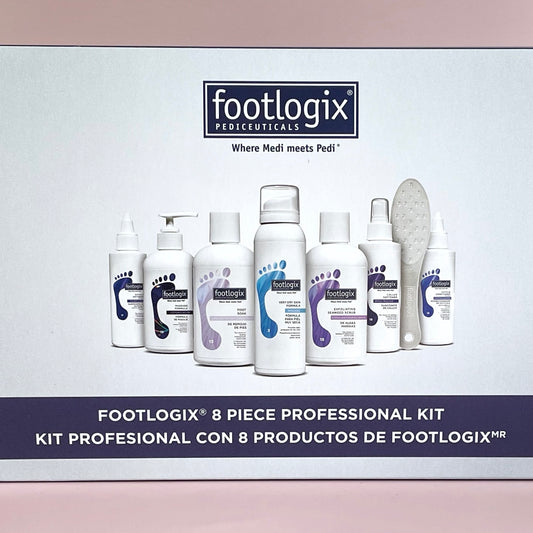 Footlogix - FOOTLOGIX 8 Peice PRO KIT Please contact us for Pro (Licensed NailTech) pricing!