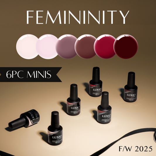 LUXIO by AKZENTZ - (New 2025!) Trial Size FEMININITY COLLECTION (6 colors)