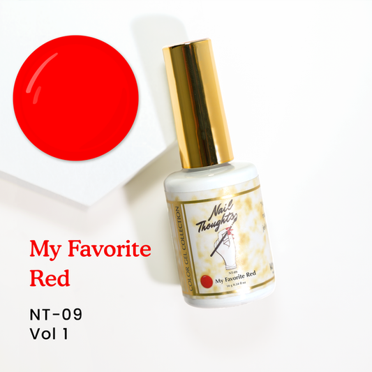 Nail Thoughts NT-09 My Favorite Red