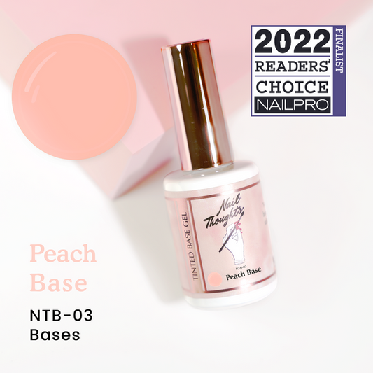 Nail Thoughts NTB-03 Peach Base (10ml or 50g Refill)