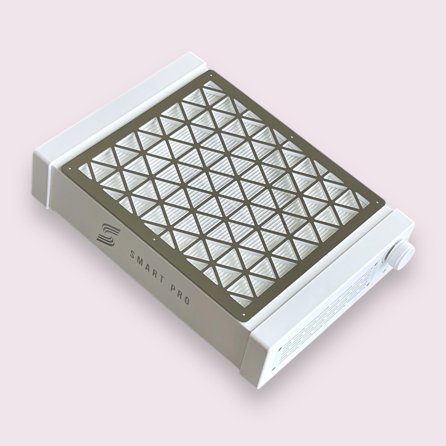 Close-up of SMART PRO AIR's dust collector HEPA filter, ensuring high-quality dust filtration.