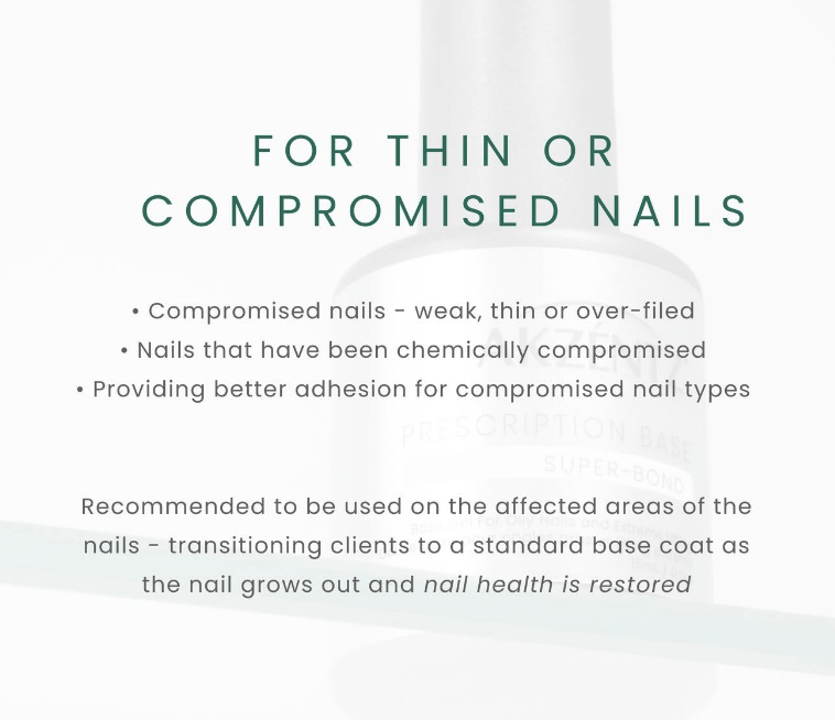 AKZENTZ (New!) RX DUO SUPER BOND + X-BOND PRESCRIPTION BASES (2x15ml/0.5oz)