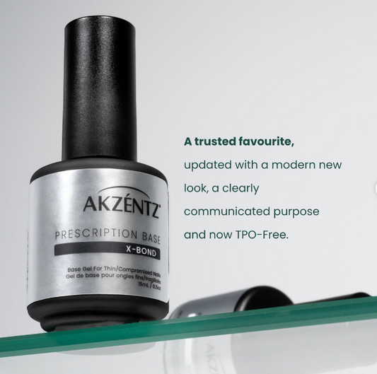 AKZENTZ (New!) PRESCRIPTION X-BOND Universal Bonder/Base Gel (15ml/0.5oz)