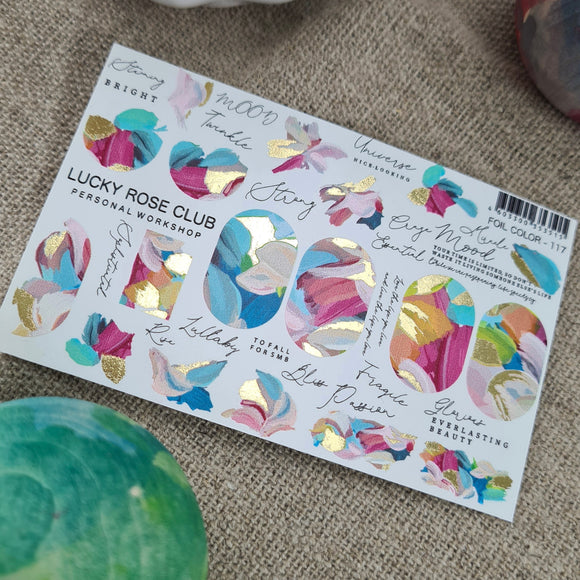Nail slider foil 117