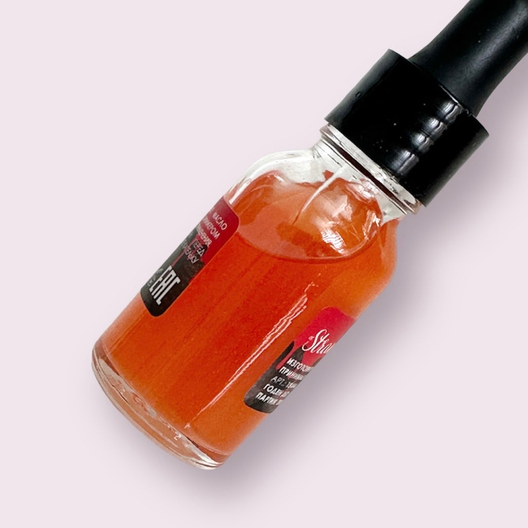 STRAWBERRY Dry Nail Oil with Shimmer