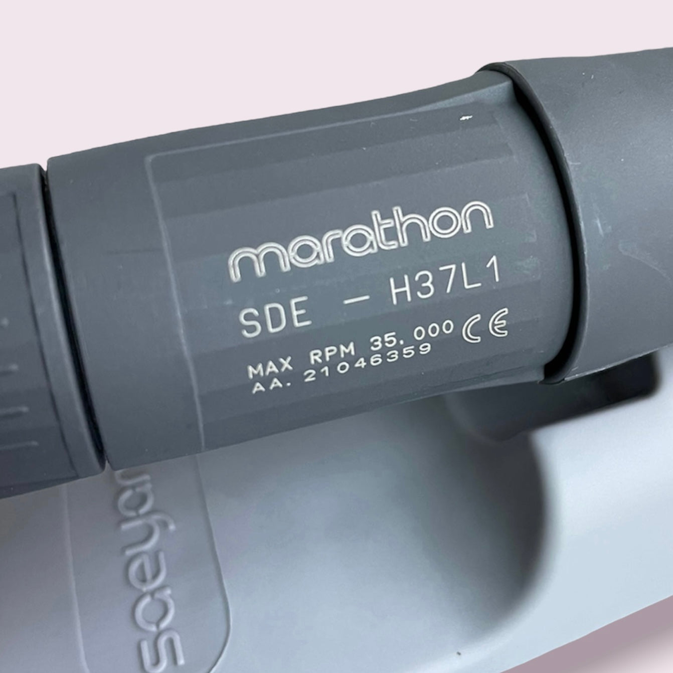 Nail Drill Set Marathon Escort ll Pro  White H37L1 (New! Made in Korea)