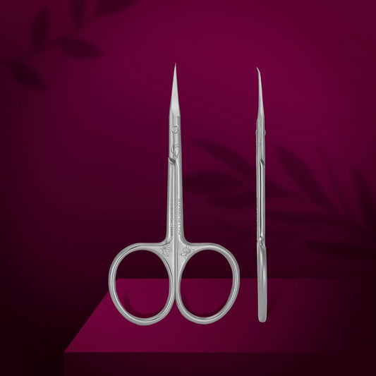 STALEKS PRO EXCLUSIVE SX-23/2m CUTICLE SCISSORS (BLADE 21 MM) "Magnolia"
