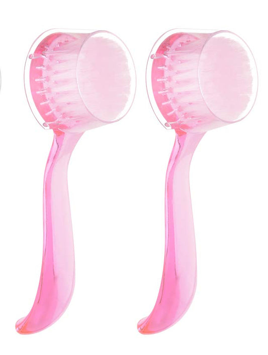 Brush for nail dust, 1pc, Pink