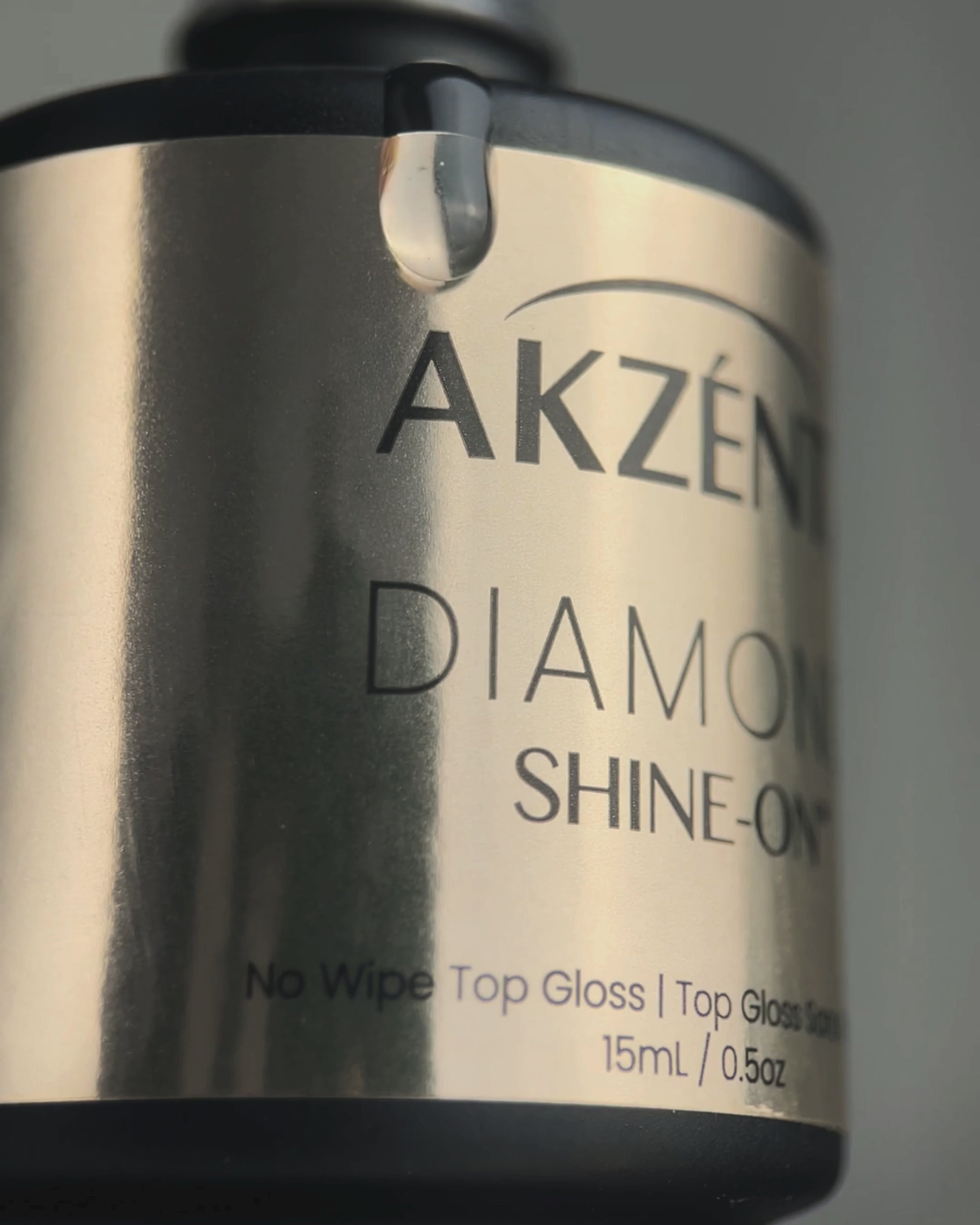 New 2025 AKZENTZ DIAMOND SHINE-ON (NO-WIPE ) GEL TOP