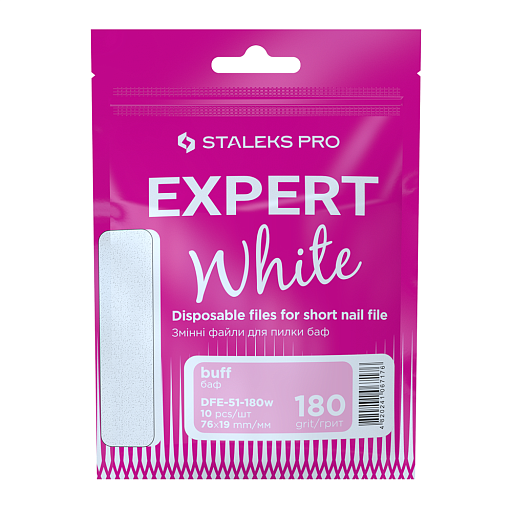 STALEKS PRO  EXPERT 51 Replaceable Pad 180W Grit (WHITE, FOAM)