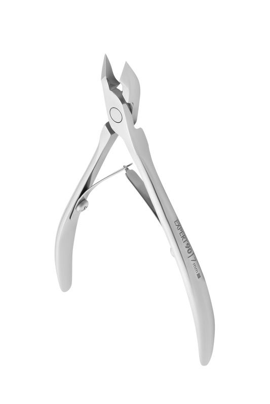 STALEKS PRO Expert Cuticle Nippers, model NE-90-7 (7mm Blade)