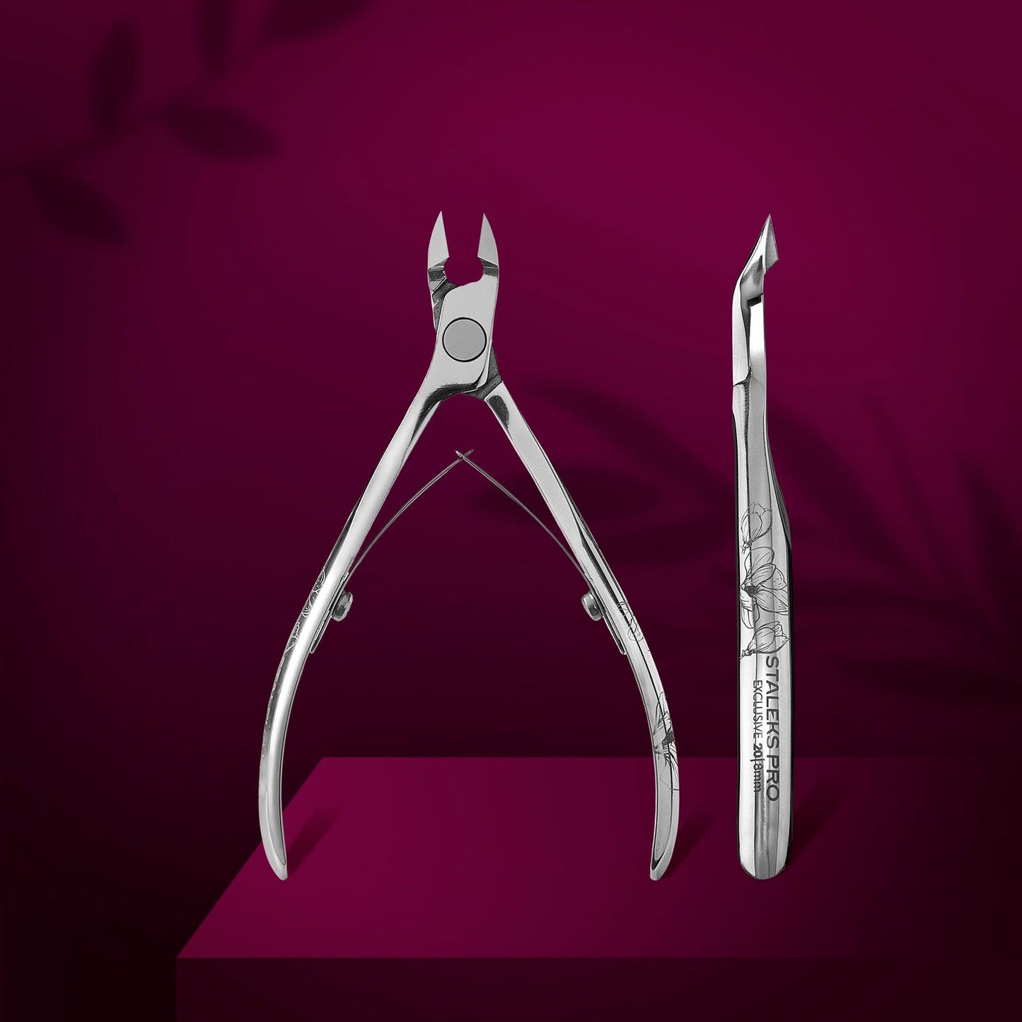 STALEKS PRO EXCLUSIVE Cuticle Nippers, model NX-20-8m (8mm Blade)