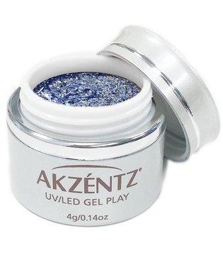 AKZENTZ GEL PLAY - GLITZ BLUE TANZANITE