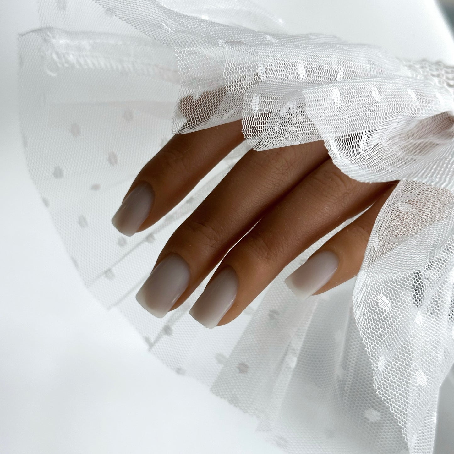 Fake sleeve for nail photos, 2pc.