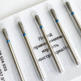 Nail Bit Reversed Cone, Rounded 033 Blue (1pc, Belarus)