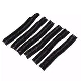 Disposable protective hair caps, 25pc, BLACK