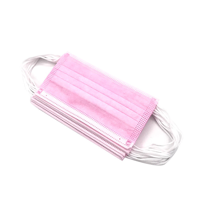 Dust Mask, disposable, 50 pc, pink