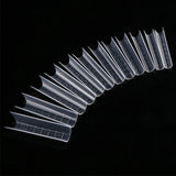 Dual Nail Forms #2 clear for acrygel, polygel, 120 pc