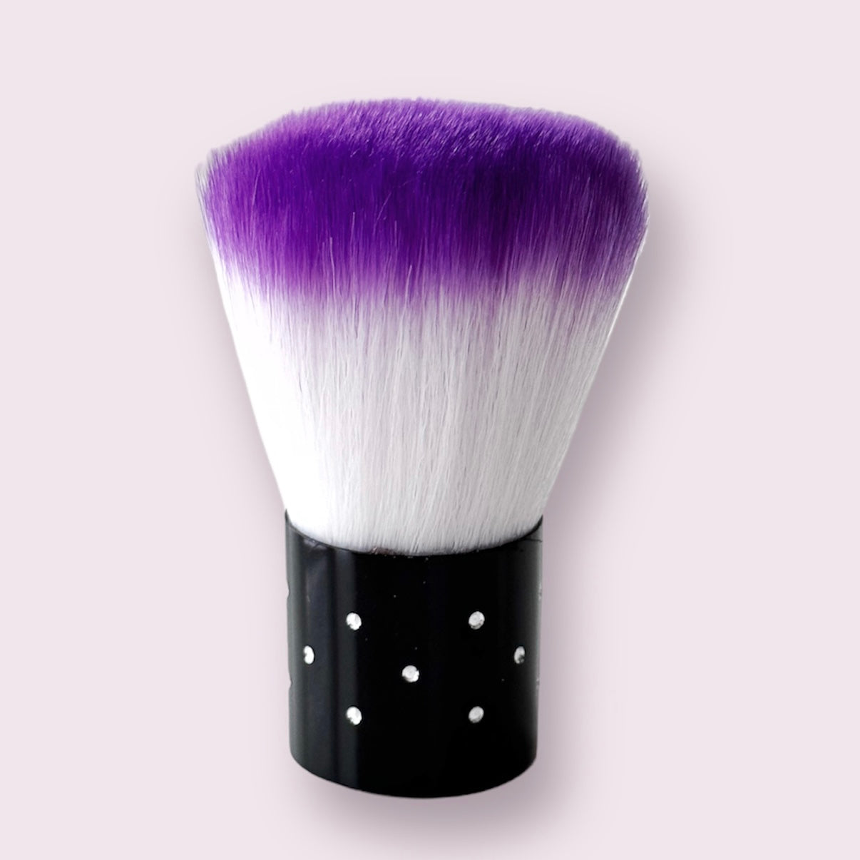 Brush for nail dust, 1pc, purple