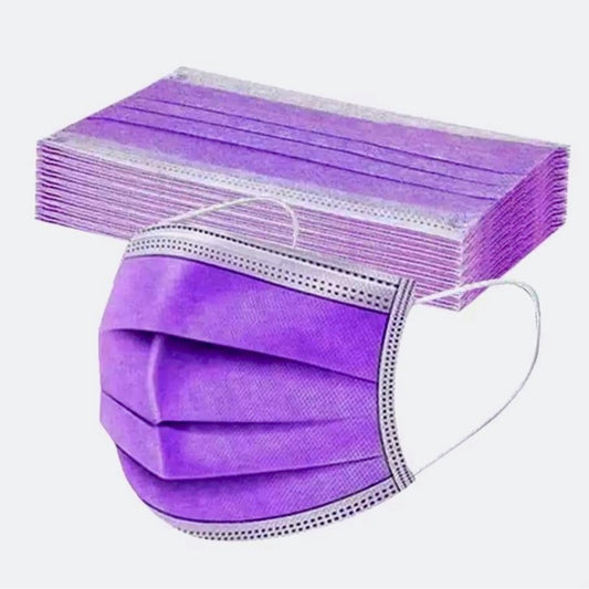 Dust Mask, disposable, 50 pc, purple