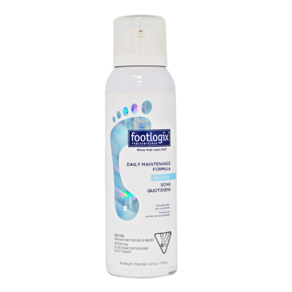 Footlogix - DAILY MAINTENANCE FORMULA 125ml/4.2oz. Please contact us for Professional (Licensed NailTech) pricing!