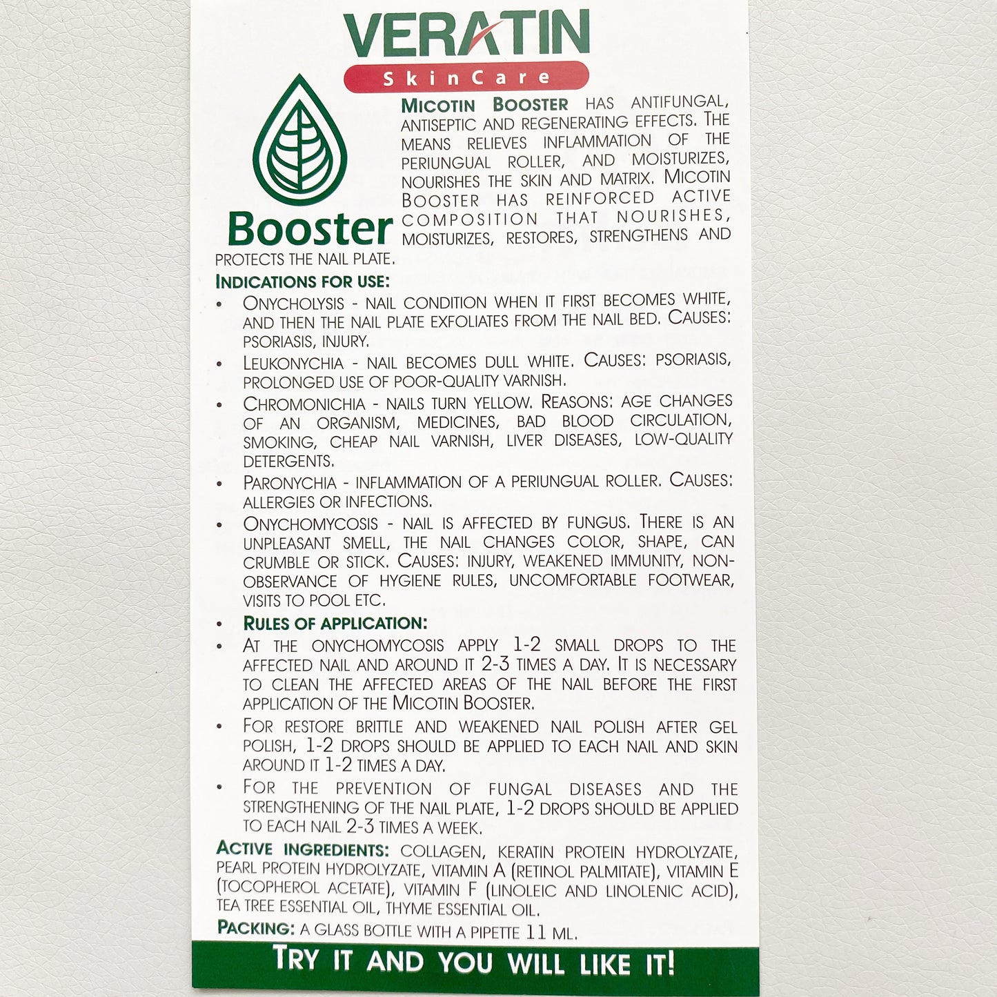 Micotin Veratin Booster (15ml or 35ml)