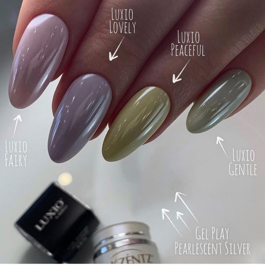 AKZENTZ GEL PLAY Pearlescent Powder- SILVER