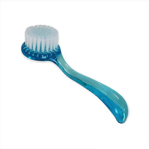 Brush for nail dust, 1pc, blue
