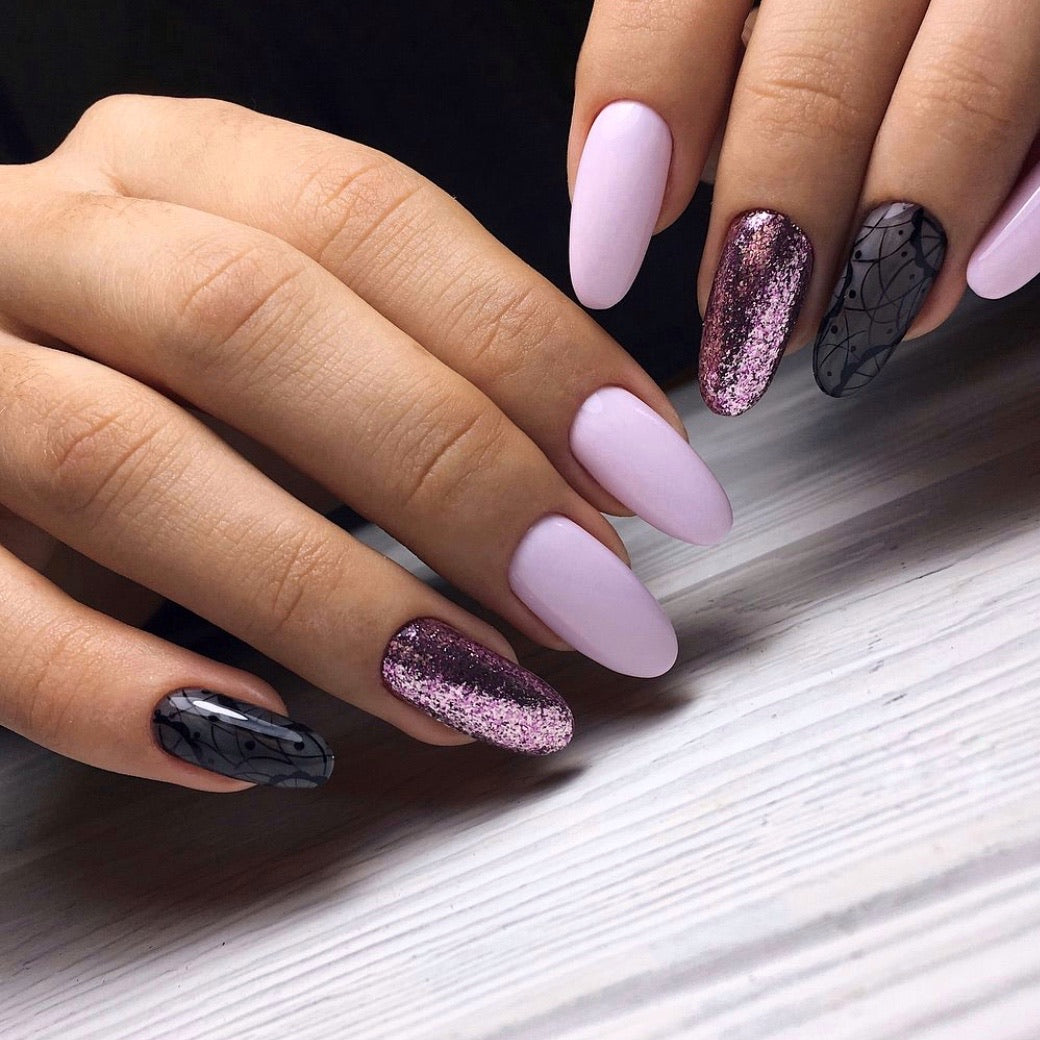 AKZENTZ GEL PLAY - GLITZ PURPLE GARNET