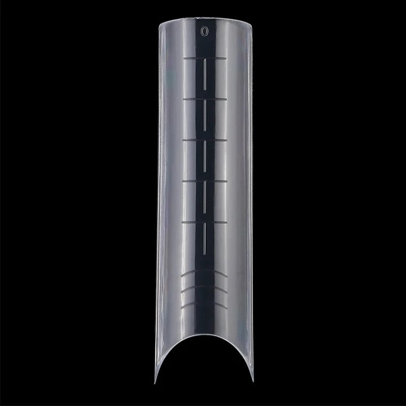 Dual Nail Forms #2 clear for acrygel, polygel, 120 pc