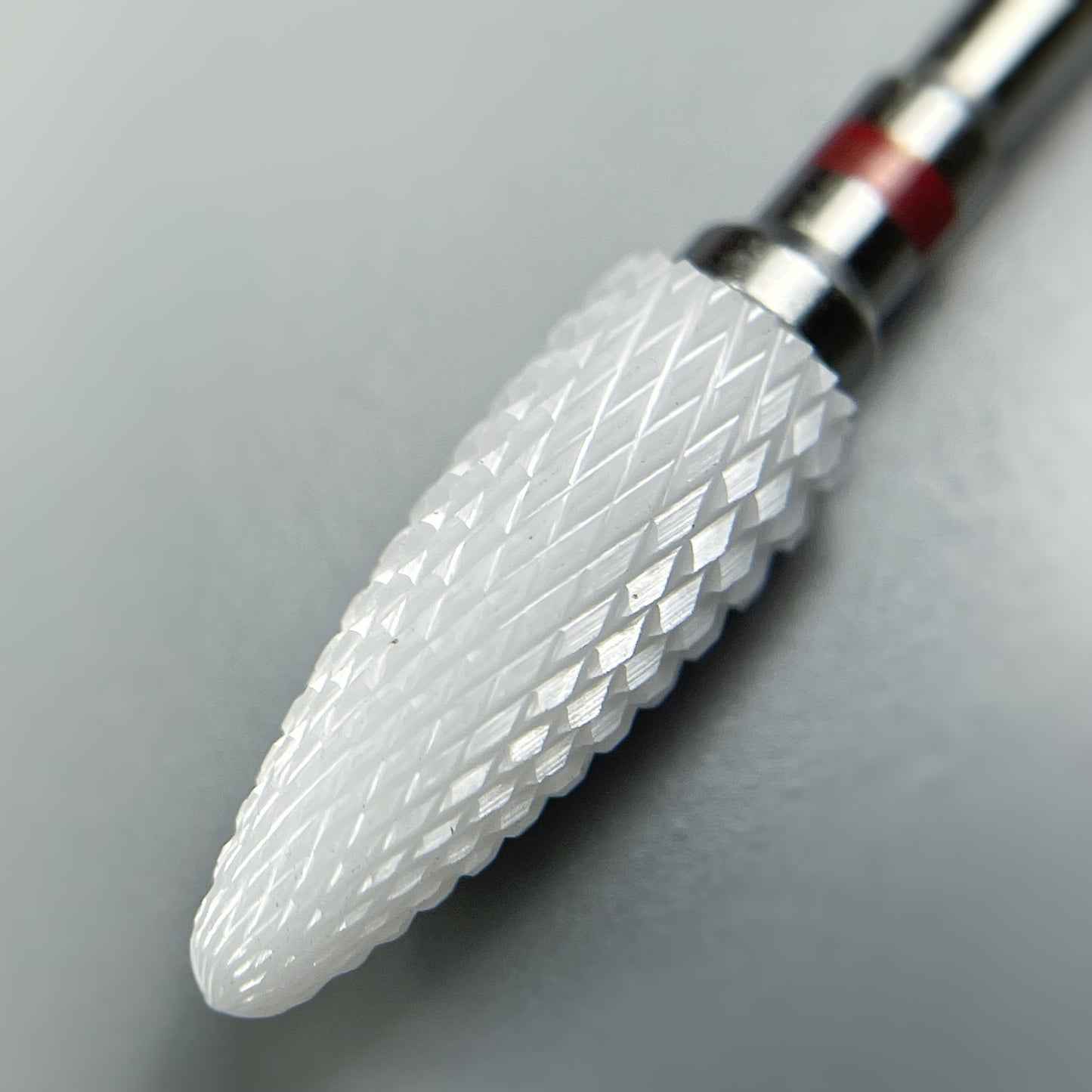 Ceramic Nail Bit for Removal (Bullet, red ) Left Hand 1pc