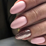 AKZENTZ GEL PLAY - GLITZ ROSE GOLD LEAF