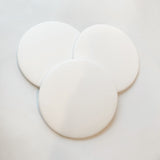 ULKA Manicure Elbow Pad Cushion (White, Silver) Diameter 5" (13.5 sm)