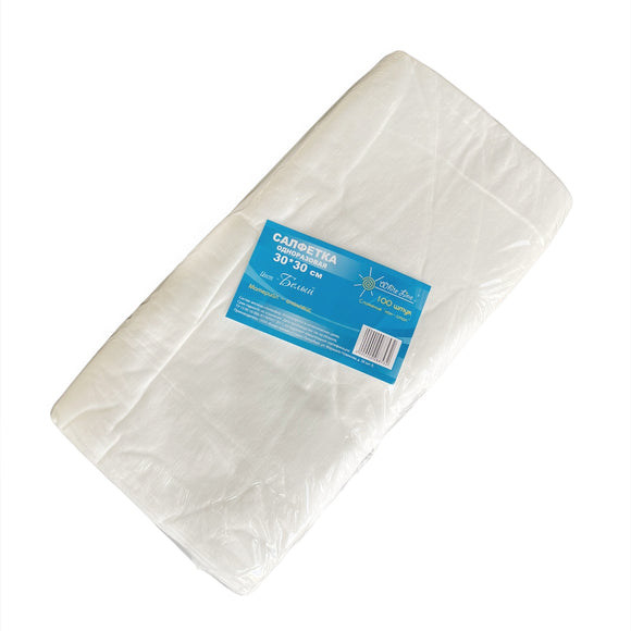 Disposable dust napkins in pack, size 11.8” x 11.8“ (30x30sm), 100 pc per pack.
