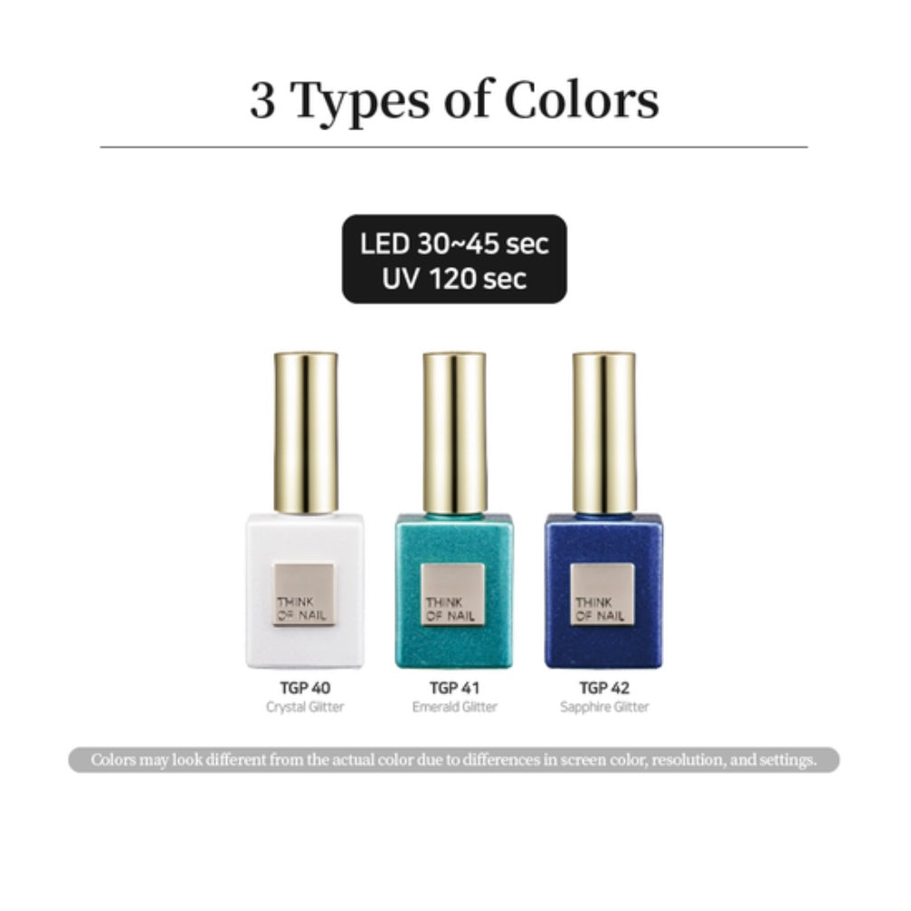 THINK OF NAIL TGP42 from 3 GLITTER COLLECTION (8ml)