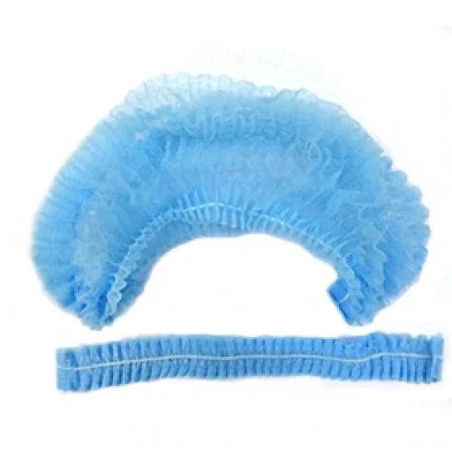 Disposable protective hair caps (BLUE ) 25pc