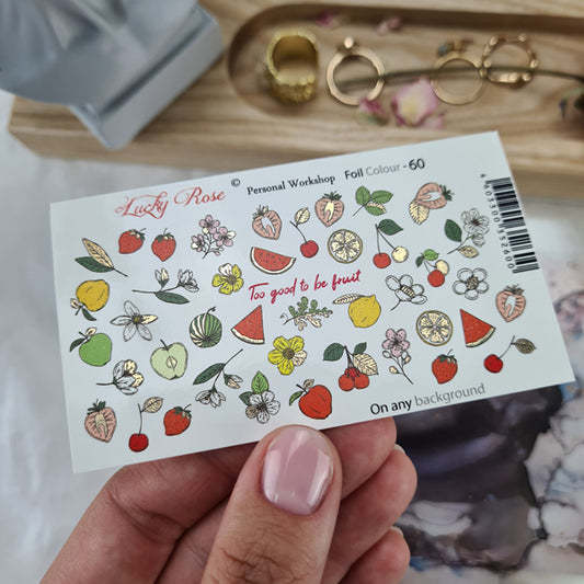 Nail slider foil 60