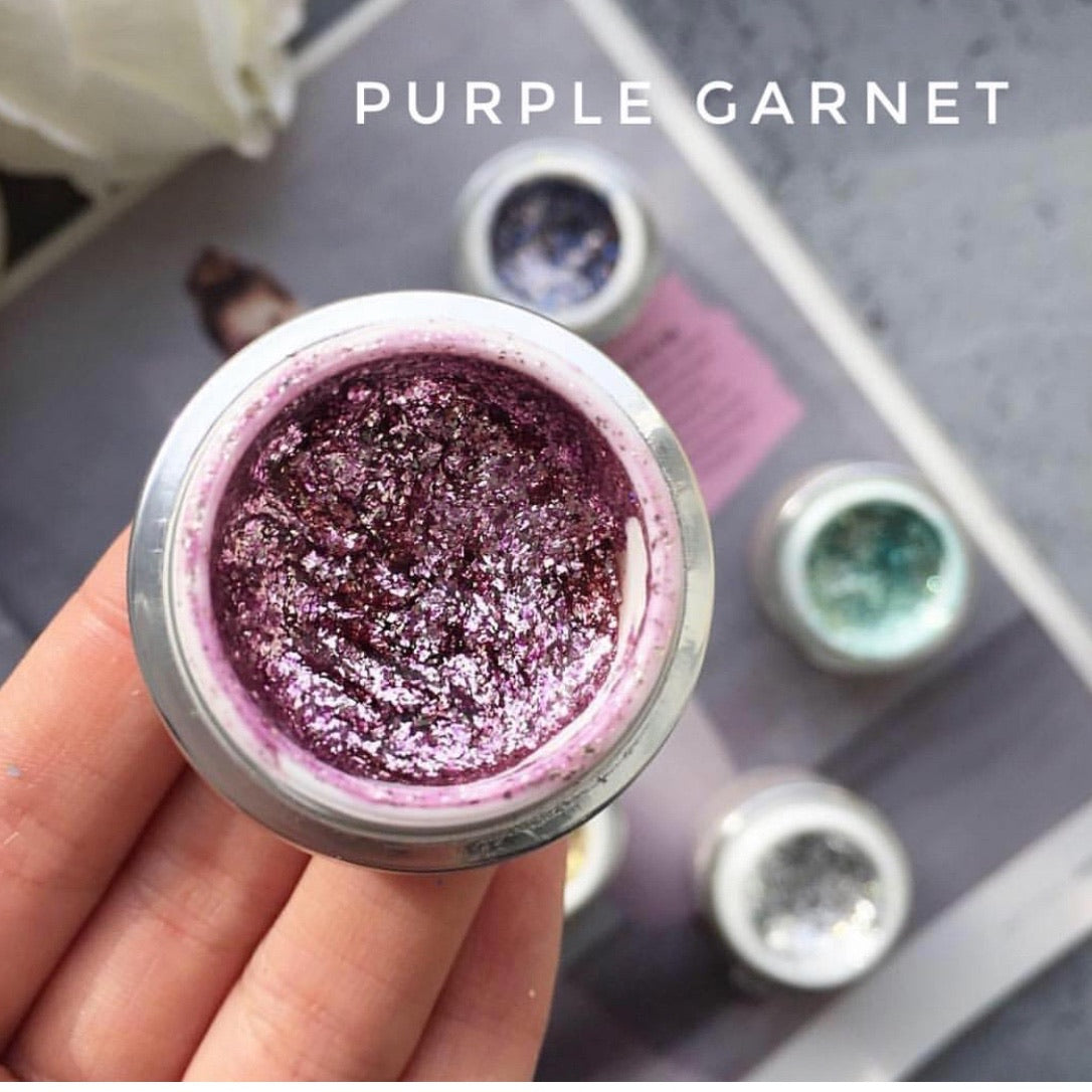 AKZENTZ GEL PLAY - GLITZ PURPLE GARNET