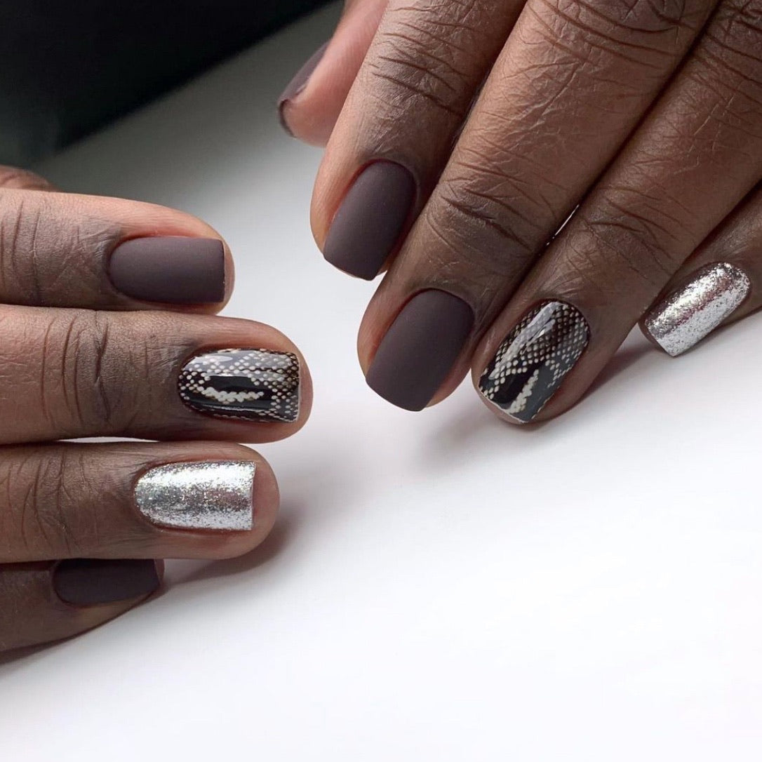 AKZENTZ GEL PLAY - GLITZ WHITE GOLD LEAF