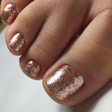 AKZENTZ GEL PLAY - GLITZ ROSE GOLD LEAF