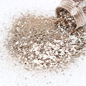 Glitter for  nail, champagne