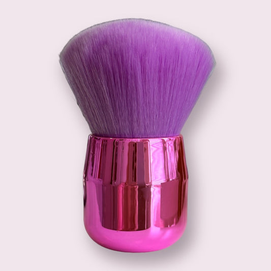 Brush for nail dust, 1pc, magenta/purple