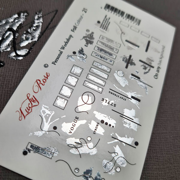 Slider Foil 21 silver