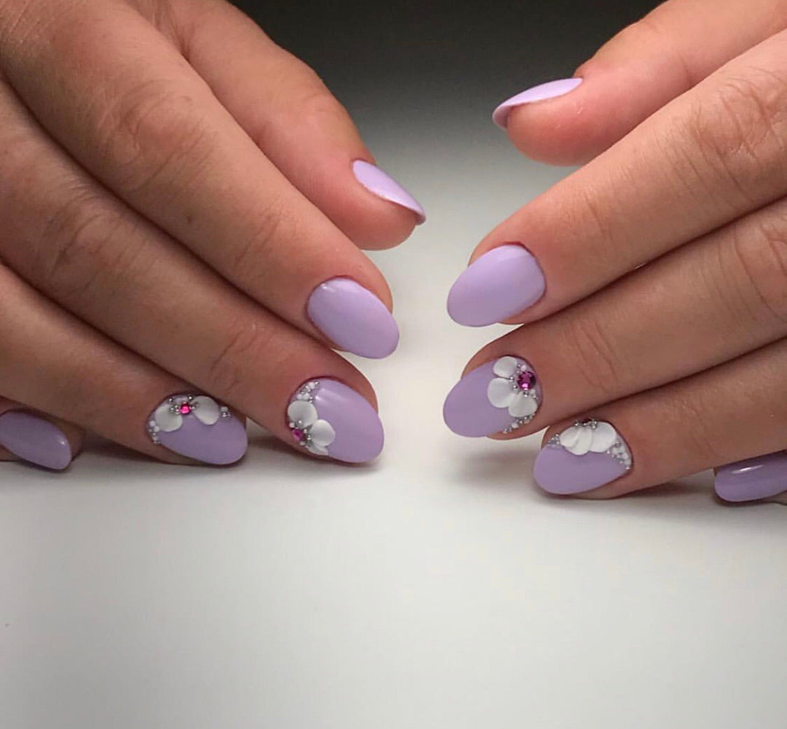 Nail beads white (0.4mm)