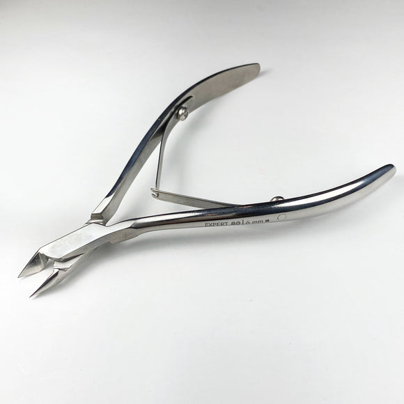 STALEKS PRO Expert Cuticle Nippers, model NE-80-6 (6mm edge)