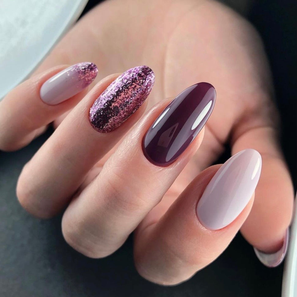 AKZENTZ GEL PLAY - GLITZ PURPLE GARNET