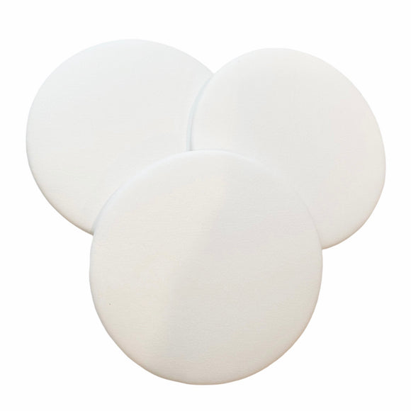 Manicure Elbow Pad Cushion (White, Silver) Diameter 5