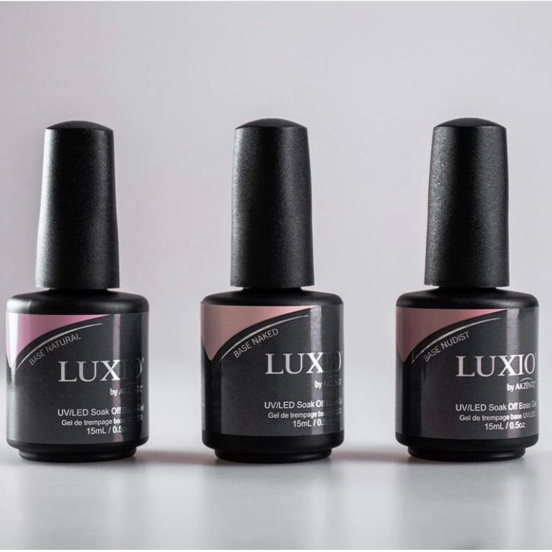LUXIO -All 3 FULL SIZE (15g) - NAKED BASE COLL: NATURAL, NUDIST, NAKED