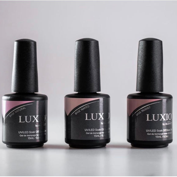 LUXIO -All 3 FULL SIZE (15g) - NAKED BASE COLL: NATURAL, NUDIST, NAKED