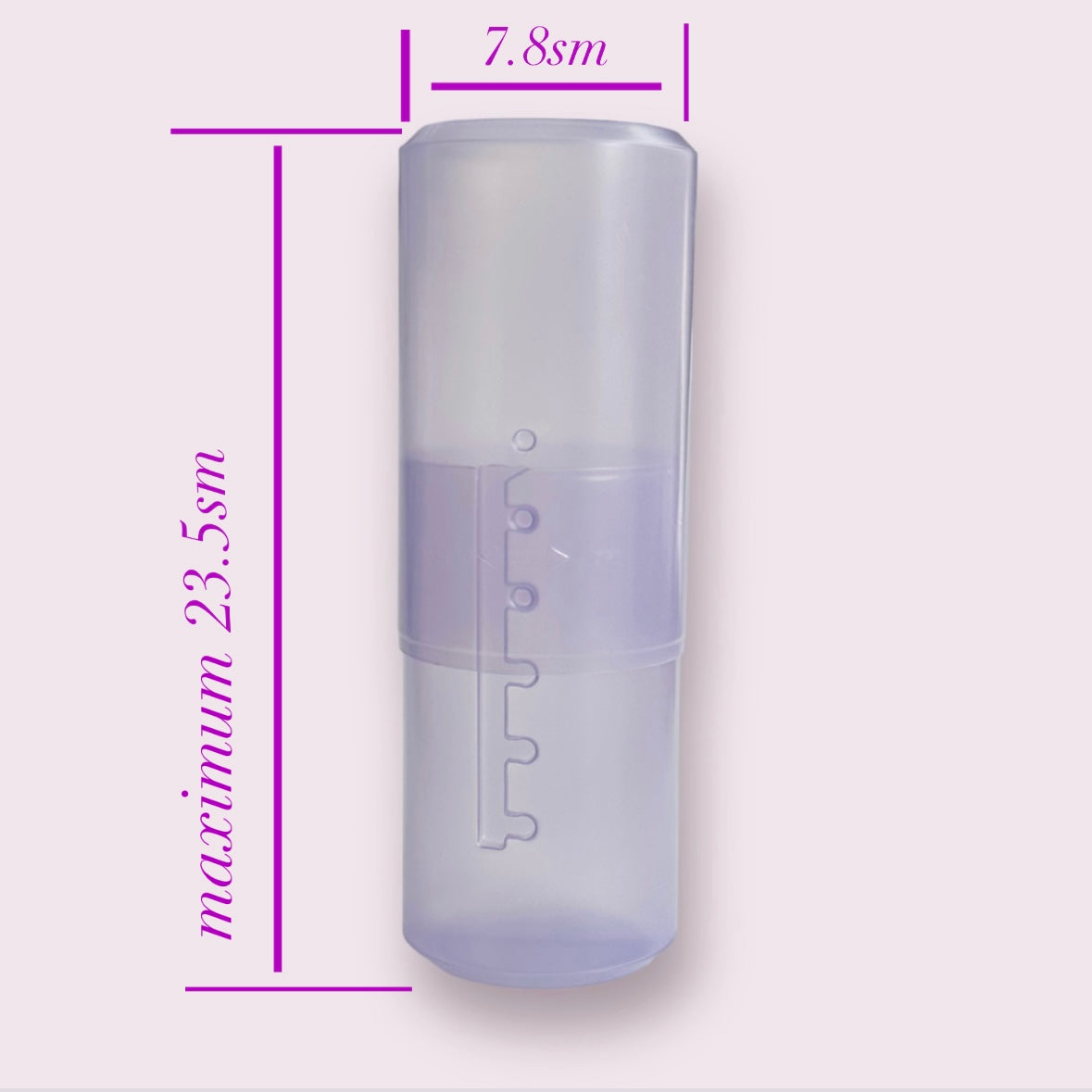 CASE for brushes, purple
